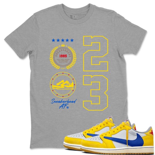 Sneaker Emblem Unisex Crew Neck T-Shirt - Streetwear Brand Shirt To Match 1s Canary Jezsport.com