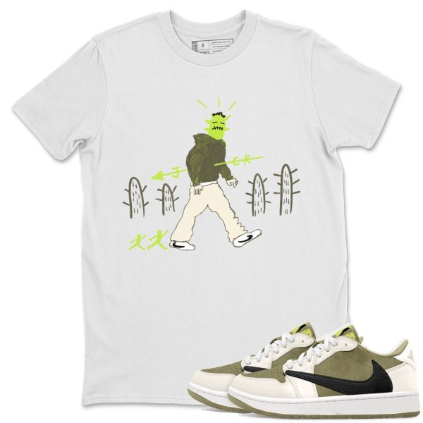 Cactus Man Unisex Crew Neck T-Shirt - Streetwear Brand Shirt To Match 1s Golf Olive Jezsport.com