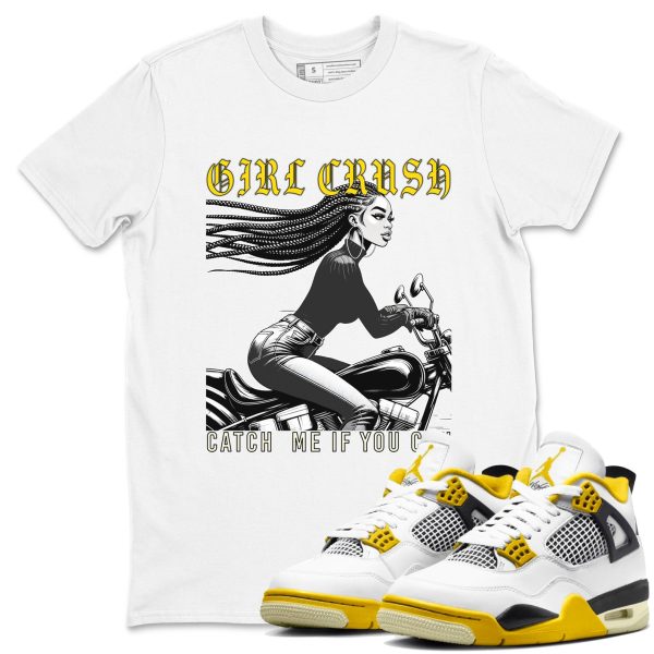 Girl Crash Unisex Crew Neck T-Shirt - Streetwear Brand Shirt To Match 4s Vivid Sulfur Jezsport.com