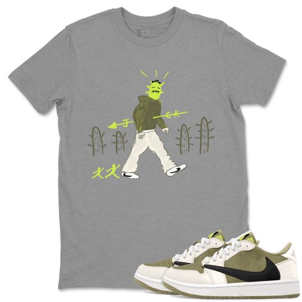 Cactus Man Unisex Crew Neck T-Shirt - Streetwear Brand Shirt To Match 1s Golf Olive Jezsport.com