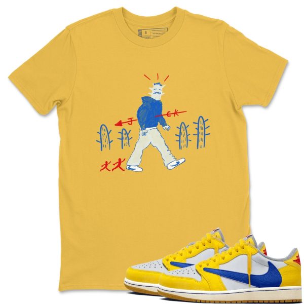 Cactus Man Unisex Crew Neck T-Shirt - Streetwear Brand Shirt To Match 1s Canary Jezsport.com