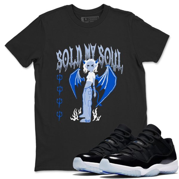 Sold My Soul Sneaker Tee - Casual Unisex Cotton Sneaker T-Shirt To Match 11s Low Space Jezsport.com