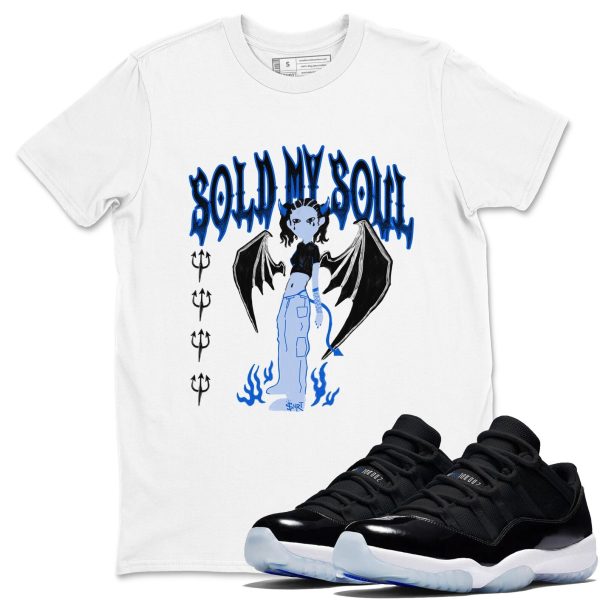 Sold My Soul Sneaker Tee - Casual Unisex Cotton Sneaker T-Shirt To Match 11s Low Space Jezsport.com