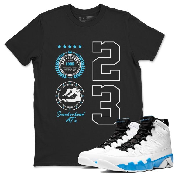 Sneaker Emblem Streetwear Brand Shirts To Match Jordans 9s Powder Blue Jezsport.com