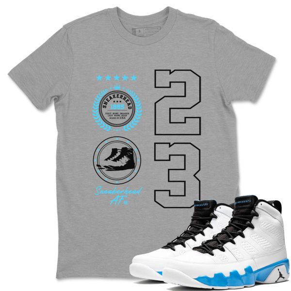 Sneaker Emblem Streetwear Brand Shirts To Match Jordans 9s Powder Blue Jezsport.com