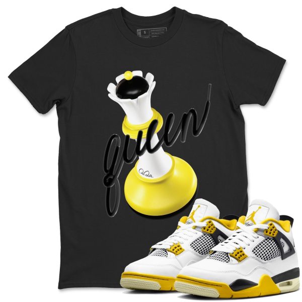 3D Queen Streetwear Brand Shirts To Match Jordans 4s Vivid Sulfur Jezsport.com