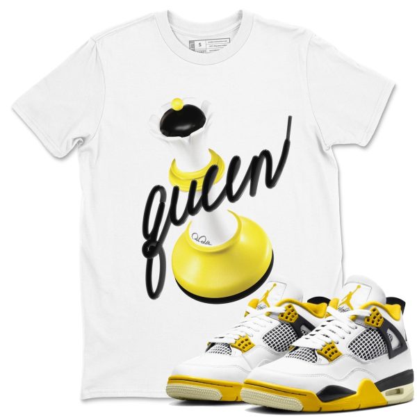 3D Queen Streetwear Brand Shirts To Match Jordans 4s Vivid Sulfur Jezsport.com