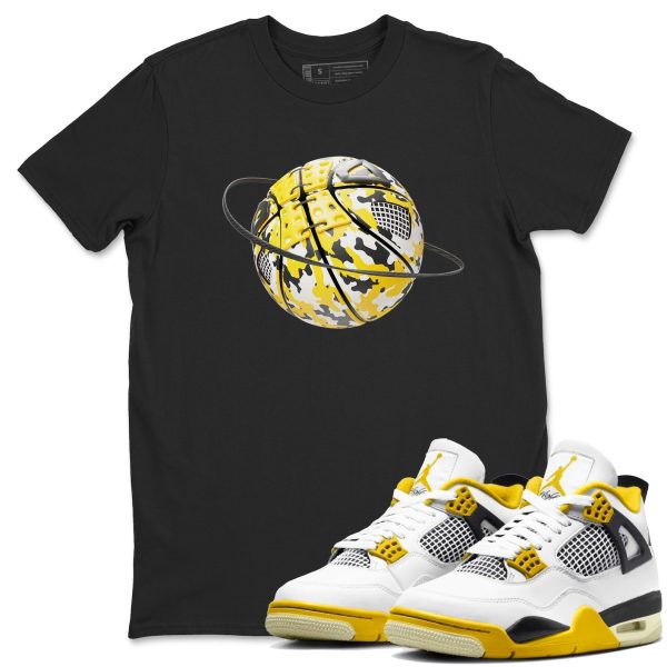 Camo Basketball Planet Streetwear Brand Shirts To Match Jordans 4s Vivid Sulfur Jezsport.com