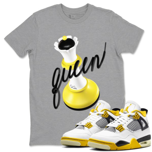 3D Queen Streetwear Brand Shirts To Match Jordans 4s Vivid Sulfur Jezsport.com