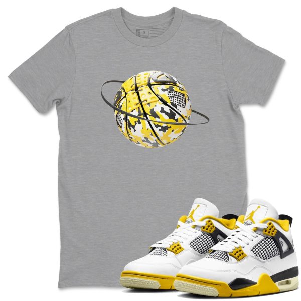 Camo Basketball Planet Streetwear Brand Shirts To Match Jordans 4s Vivid Sulfur Jezsport.com