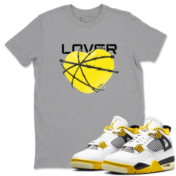 Heart Lover Streetwear Brand Shirts To Match Jordans 4s Vivid Sulfur Jezsport.com