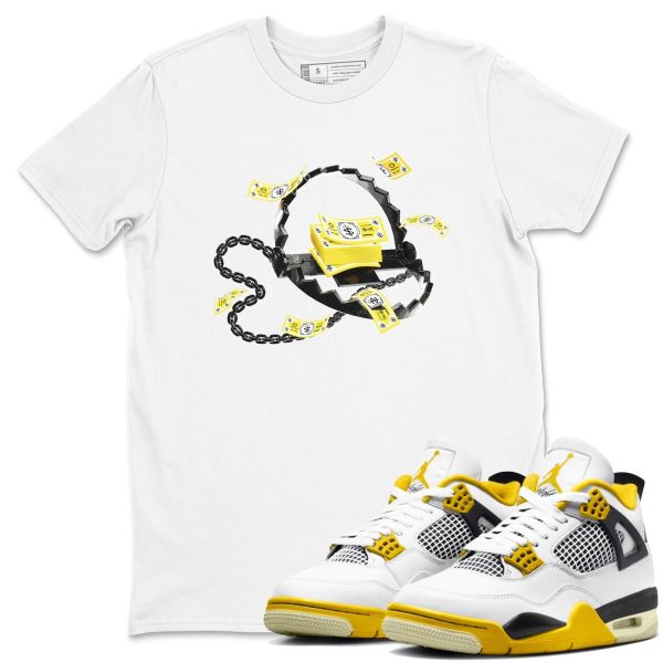 Trap Money Streetwear Brand Shirts To Match Jordans 4s Vivid Sulfur Jezsport.com