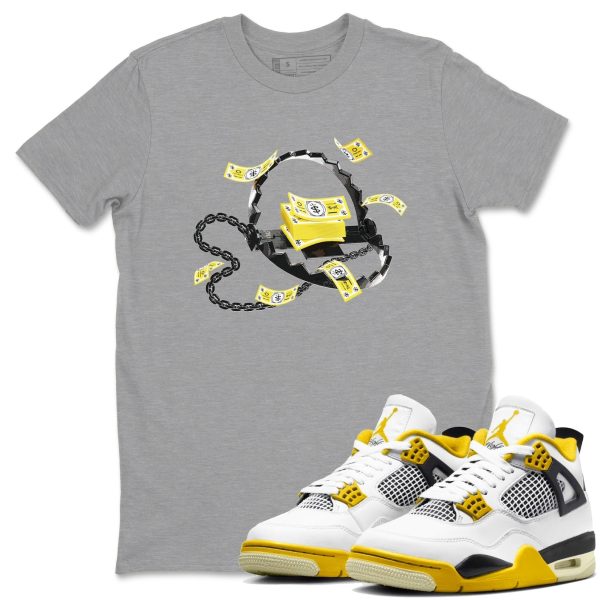 Trap Money Streetwear Brand Shirts To Match Jordans 4s Vivid Sulfur Jezsport.com