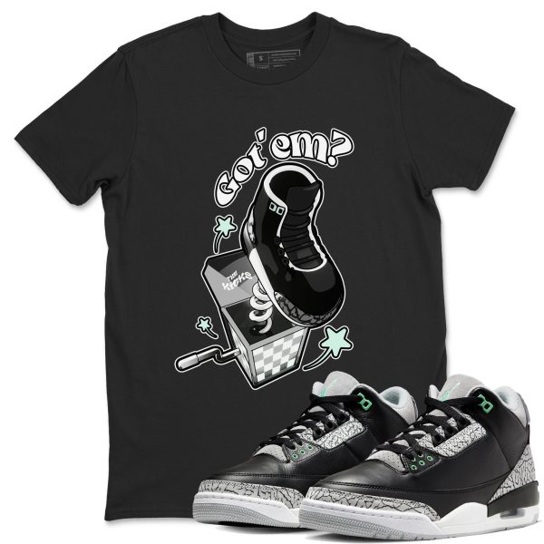 Shoe In The Box Sneaker Tee - Unisex Cotton Sneaker Shirts To Match Jordans 3s Green Glow Jezsport.com