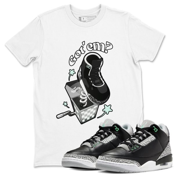 Shoe In The Box Sneaker Tee - Unisex Cotton Sneaker Shirts To Match Jordans 3s Green Glow Jezsport.com