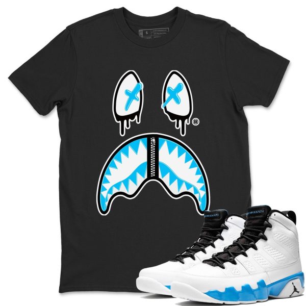 Shark Face Streetwear Shirts To Match Jordans 9s Powder Blue Jezsport.com