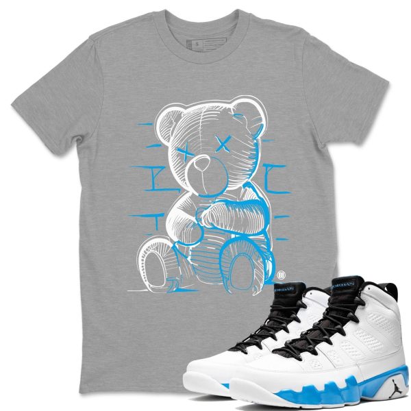 Neon Bear Streetwear Shirts To Match Jordans 9s Powder Blue Jezsport.com