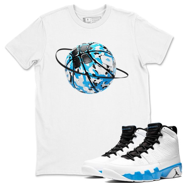 Camo Basketball Planet Streetwear Shirts To Match Jordans 9s Powder Blue Jezsport.com