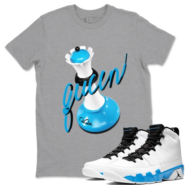 3D Queen Streetwear Shirts To Match Jordans 9s Powder Blue Jezsport.com