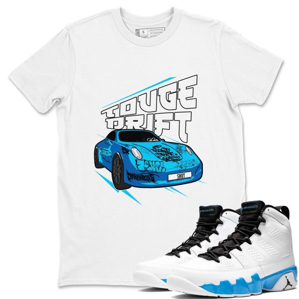 Touge Drift Streetwear Shirts To Match Jordans 9s Powder Blue Jezsport.com