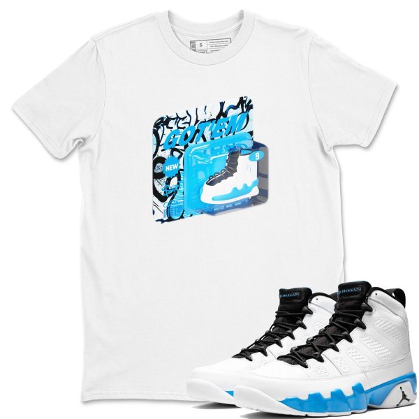 Vintage Toy Packaging Streetwear Shirts To Match Jordans 9s Powder Blue Jezsport.com