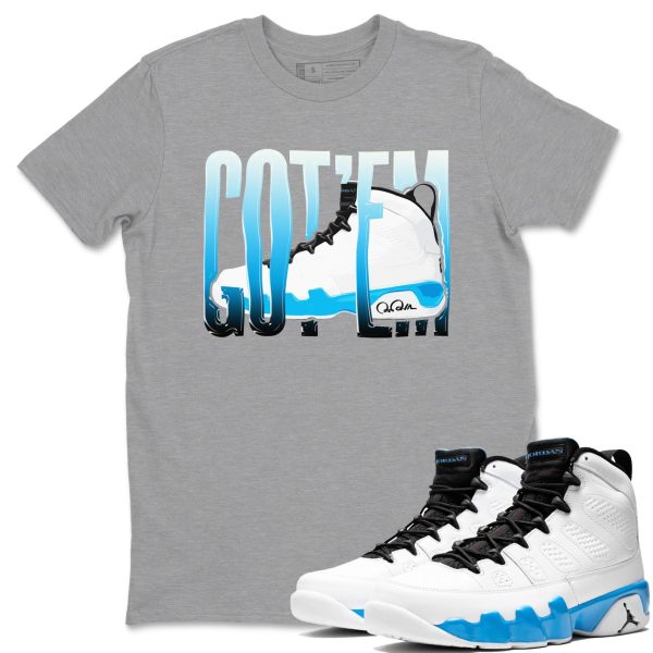 Wiggling Gotem Streetwear Shirts To Match Jordans 9s Powder Blue Jezsport.com