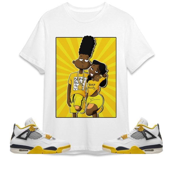 AJ 4 Vivid Sulfur Unisex Shirt, A Diffirent Love, Shirt To Match Sneaker Jezsport.com