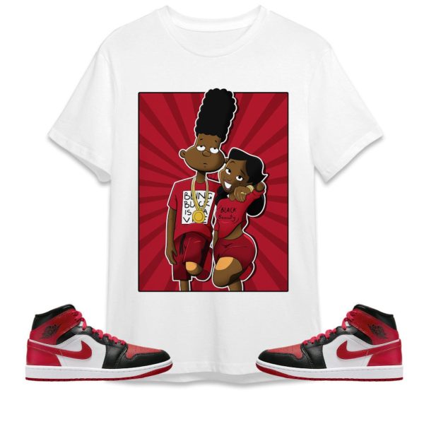 AJ 1 Mid Alternate Bred Toe Unisex Shirt, A Diffirent Love, Shirt To Match Sneaker Jezsport.com