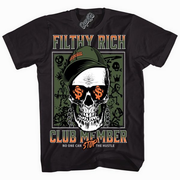 Olive 5s DopeStar Filthy Rich Graphic Shirt Jezsport.com