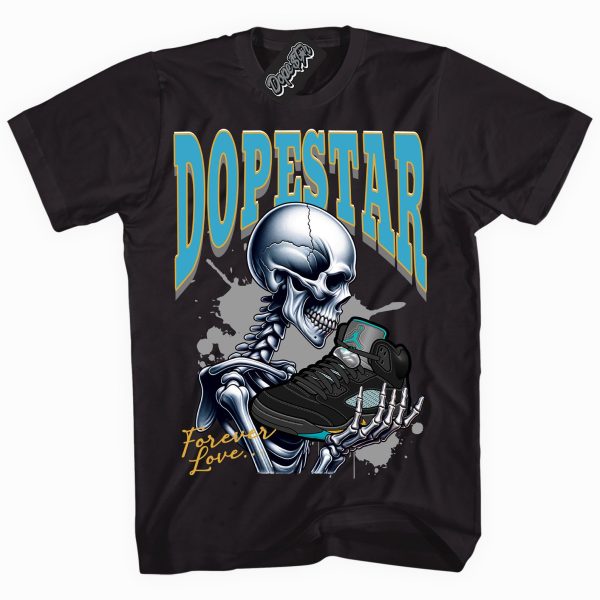 Aqua 5s DopeStar Forever Love Graphic Shirt Jezsport.com