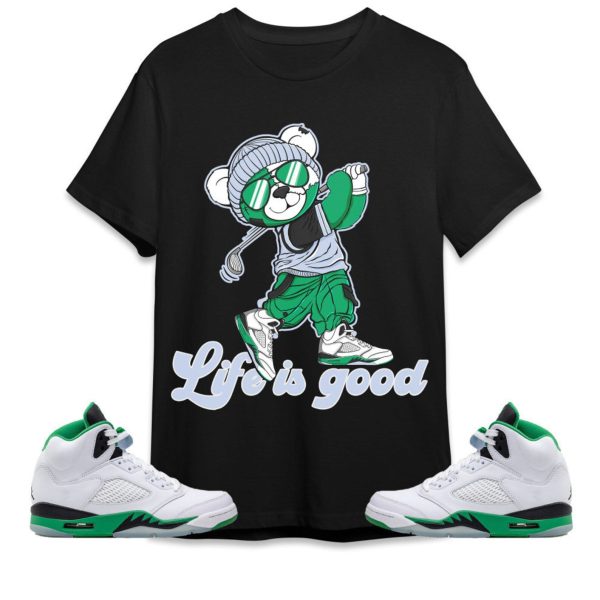 BER Like Golf Unisex Tees Jordan 5 Lucky Green, Outfit For Work Cute Like Golf match Jordan, Funny Golf Sneaker Shirt Jezsport.com