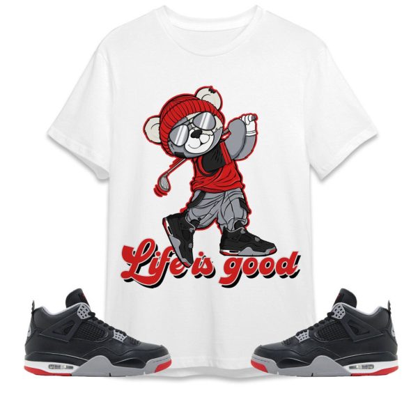 BER Like Golf Unisex Tees Jordan 4 Bred Reimagined, Outfit For Work Cute Like Golf match Jordan, Funny Golf Sneaker Shirt Jezsport.com