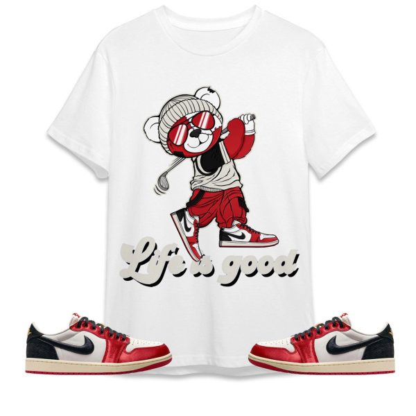 BER Like Golf Unisex Tees AJ 1 Low OG Trophy Room, Outfit For Work Cute Like Golf match Jordan, Funny Golf Sneaker Shirt Jezsport.com