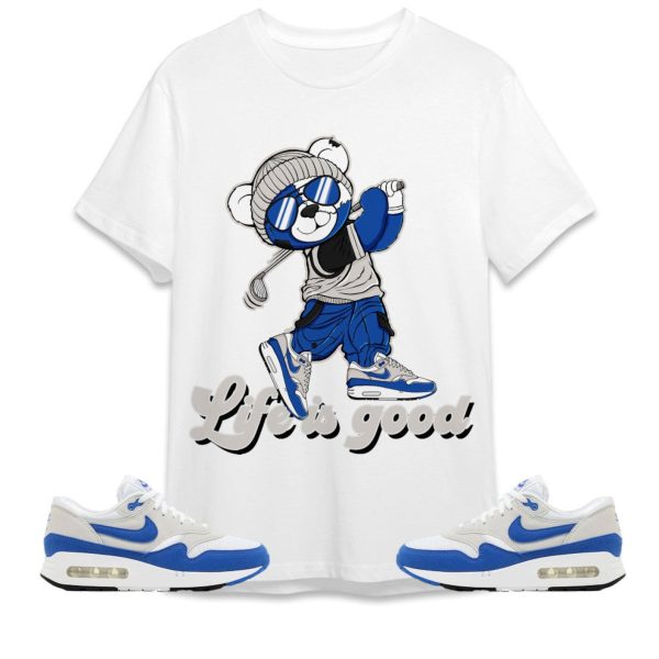 BER Like Golf Unisex Tees Air Max 1 86 Royal, Outfit For Work Cute Like Golf match Jordan, Funny Golf Sneaker Shirt, Sports Tees Jezsport.com