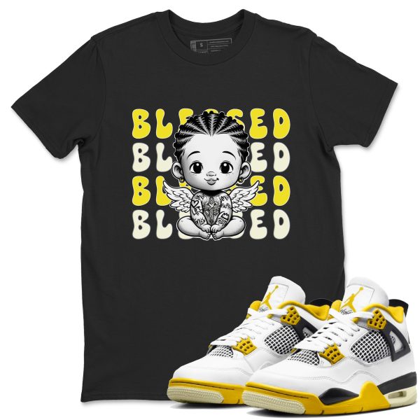 Blessed Streetwear Brand Shirts To Match Jordans 4s Vivid Sulfur Jezsport.com