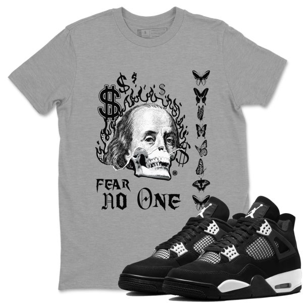 Fear No One Streetwear Brand Shirts To Match Jordans 4s White Thunder Jezsport.com