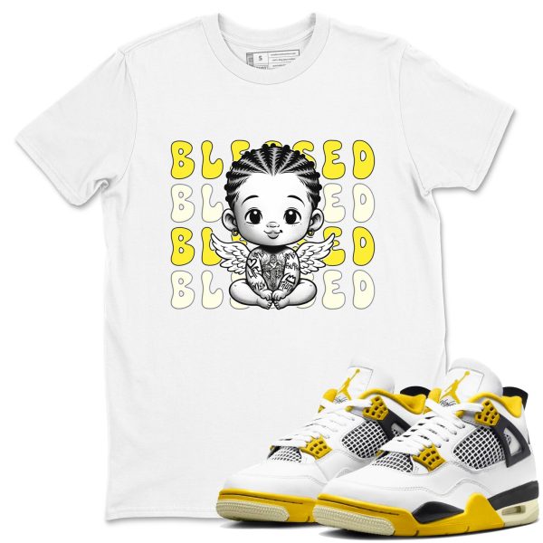 Blessed Streetwear Brand Shirts To Match Jordans 4s Vivid Sulfur Jezsport.com