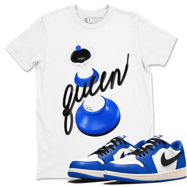 3D Queen Streetwear Brand Shirts To Match Jordans 1s Game Royal Jezsport.com