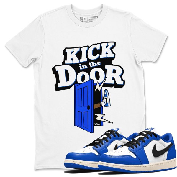 Kick In The Door Streetwear Brand Shirts To Match Jordans 1s Game Royal Jezsport.com