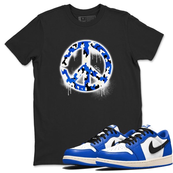 Peace Sign Streetwear Brand Shirts To Match Jordans 1s Game Royal Jezsport.com