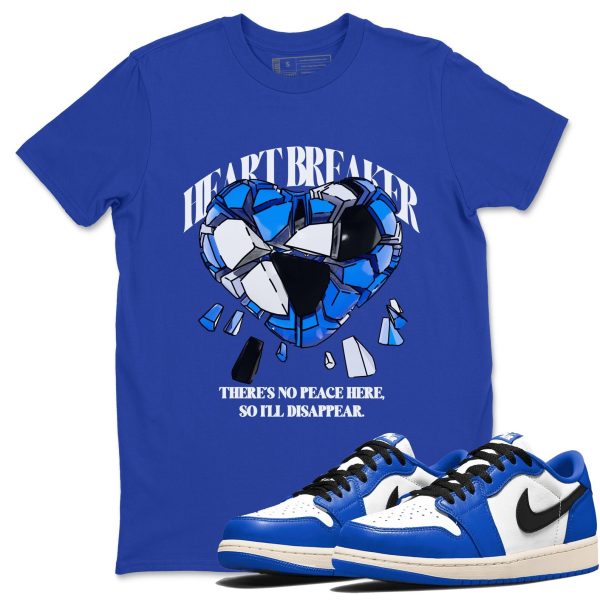 Heart Breaker Streetwear Brand Shirts To Match Jordans 1s Game Royal Jezsport.com