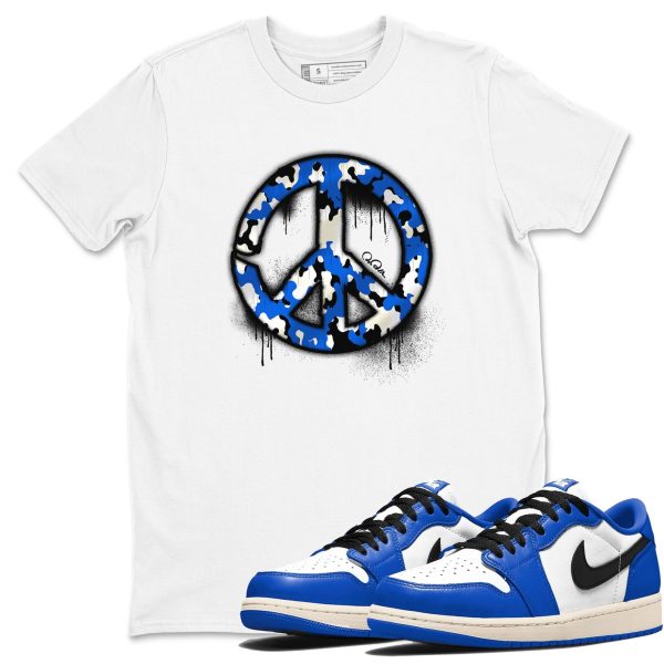 Peace Sign Streetwear Brand Shirts To Match Jordans 1s Game Royal Jezsport.com