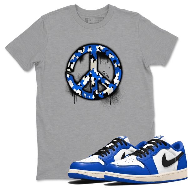 Peace Sign Streetwear Brand Shirts To Match Jordans 1s Game Royal Jezsport.com