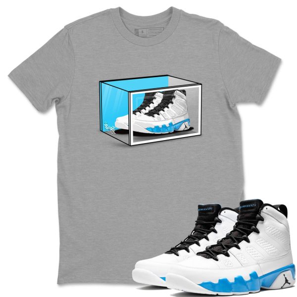 Shoe Box Streetwear Brand Shirts To Match Jordans 9s Powder Blue Jezsport.com