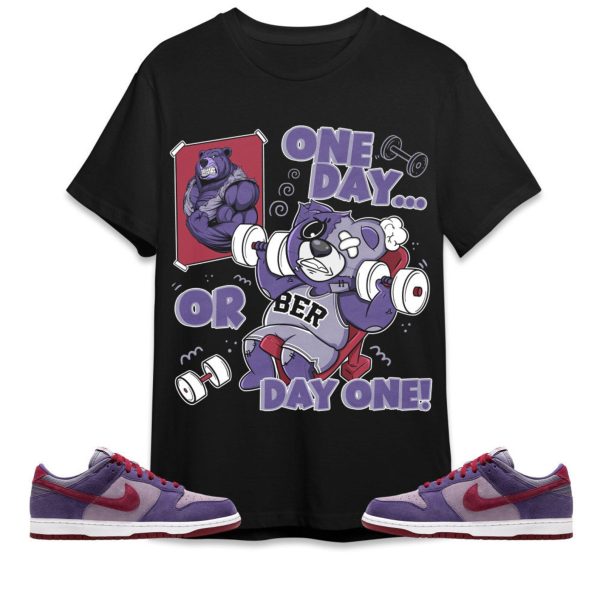 BER Gymmer Unisex Tees Dunk Low Plum to match Sneaker, Outfit For Work Cute Gymmer match Jordan Jezsport.com