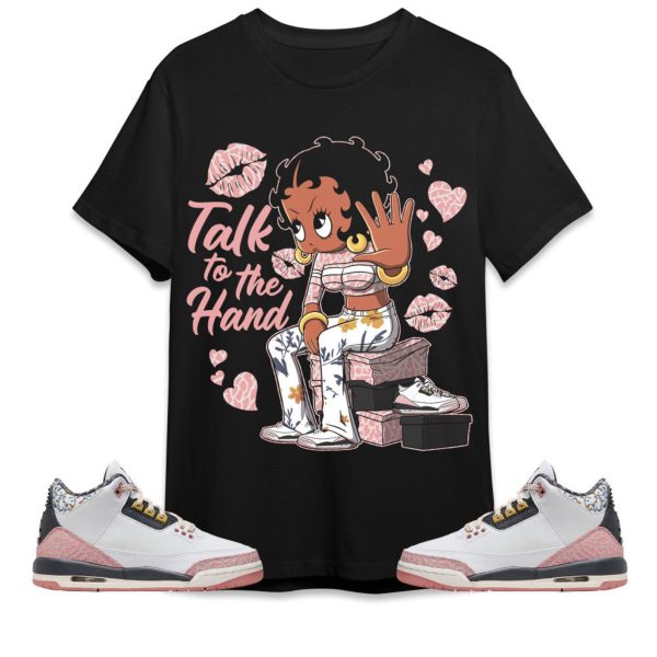 Talk To The Hand Unisex Tees AJ 3 Red Stardust streetwear cartoon 90s, Outfit back to school, sneaker match Tees Jezsport.com