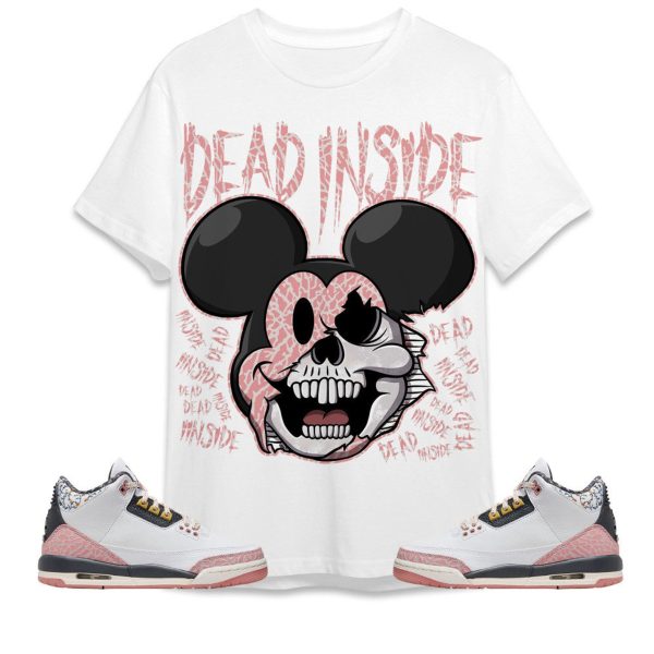 Mickey Horror Unisex Tees AJ 3 Red Stardust to match Sneaker, streetwear cartoon 90s Tees Outfit back to school graphic Tees Jezsport.com