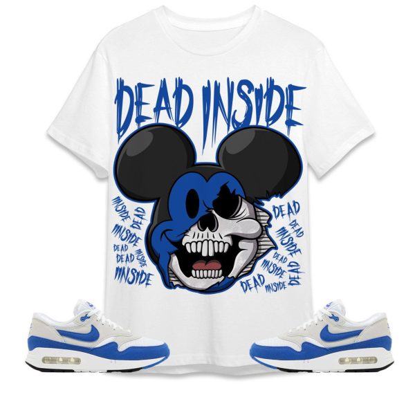 Mickey Horror Unisex Tees Air Max 1 86 Royal to match Sneaker, streetwear cartoon 90s Tees Outfit back to school graphic Tees Jezsport.com