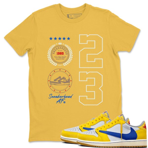 Sneaker Emblem Unisex Crew Neck T-Shirt - Streetwear Brand Shirt To Match 1s Canary Jezsport.com