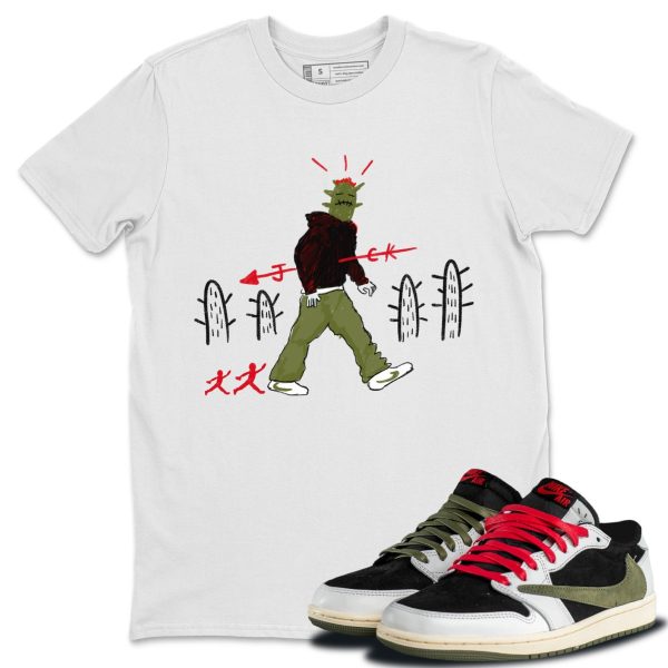 Cactus Man Unisex Crew Neck T-Shirt - Streetwear Brand Shirt To Match 1s Olive Jezsport.com